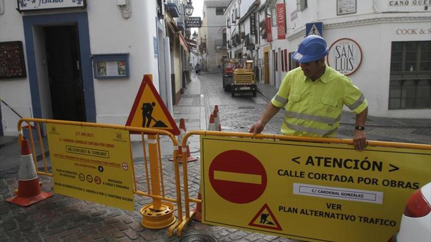 Cardenal González, cortada al tráfico hasta el 13 de agosto por obras