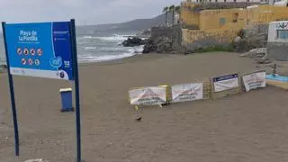 La playa de La Puntilla de San Cristóbal, cerrada de nuevo por bacterias fecales