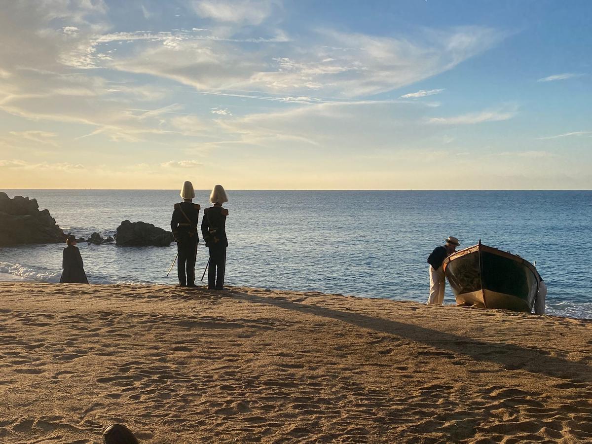 Un moment del rodatge.