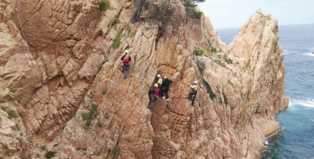 Rescat a la via ferrada de Sant Feliu de Guíxols