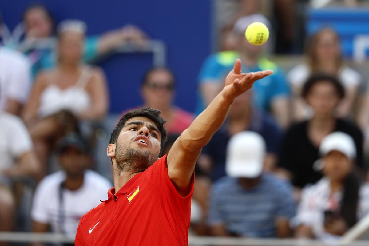 El partido entre Griekspoor y Alcaraz, en imágenes