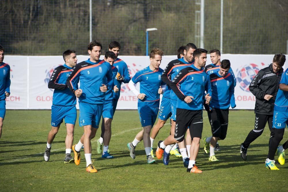 Entrenamiento del Real Oviedo