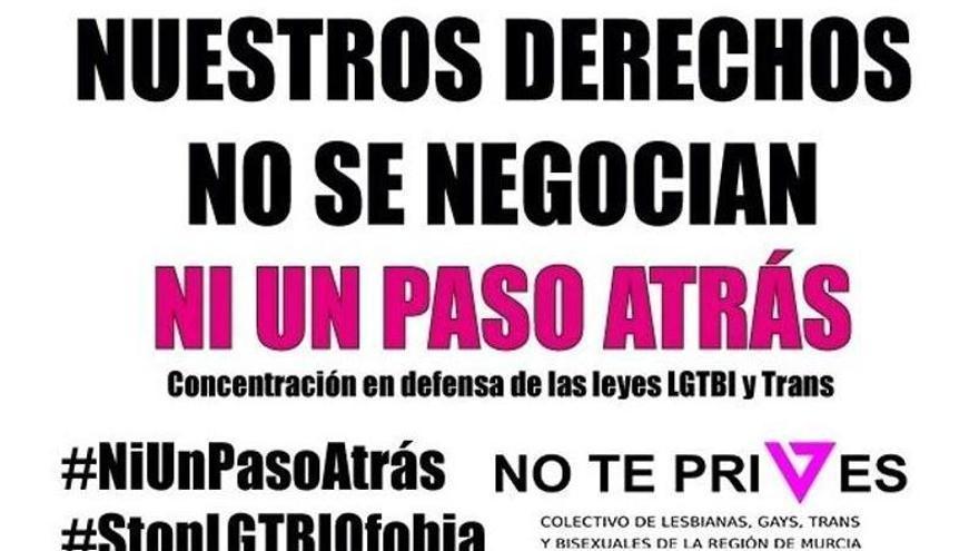 No Te Prives y Asfagalem se manifestarán en contra del intento de derogación de las leyes LGTBI por parte de Vox