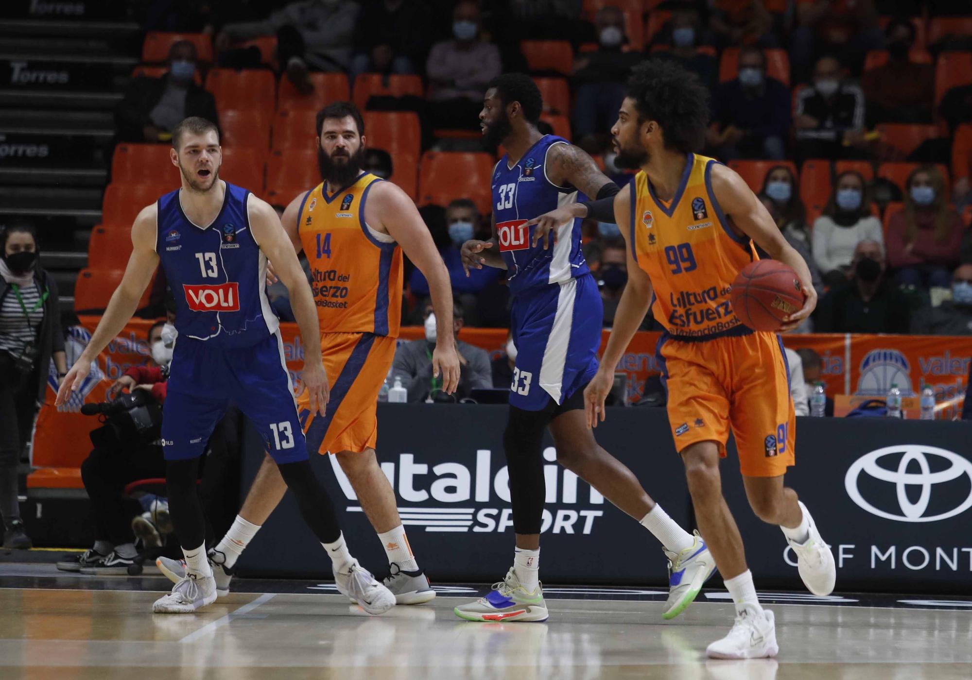 La  victoria de Valencia Basket ante el Buducnost