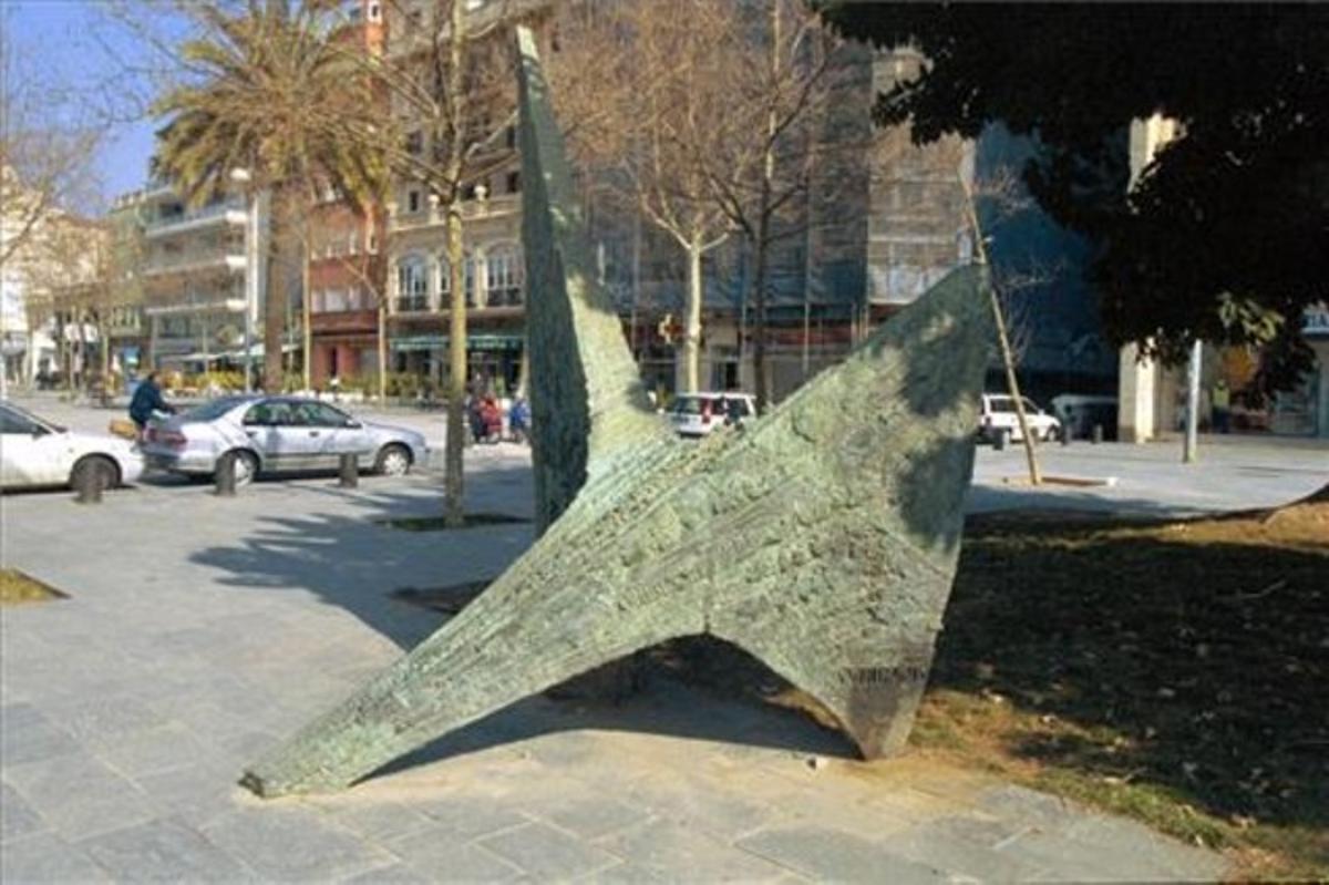 Evocació marinera al passeig de Joan de Borbó de Barcelona.