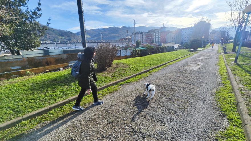 Vandalismo en el nuevo parque canino de Mieres, denuncian varias cerraduras y puertas rotas en menos de un mes