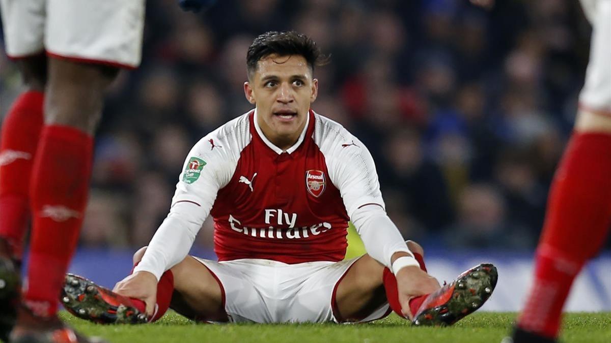 Alexis Sánchez, en un partido reciente con el Arsenal.