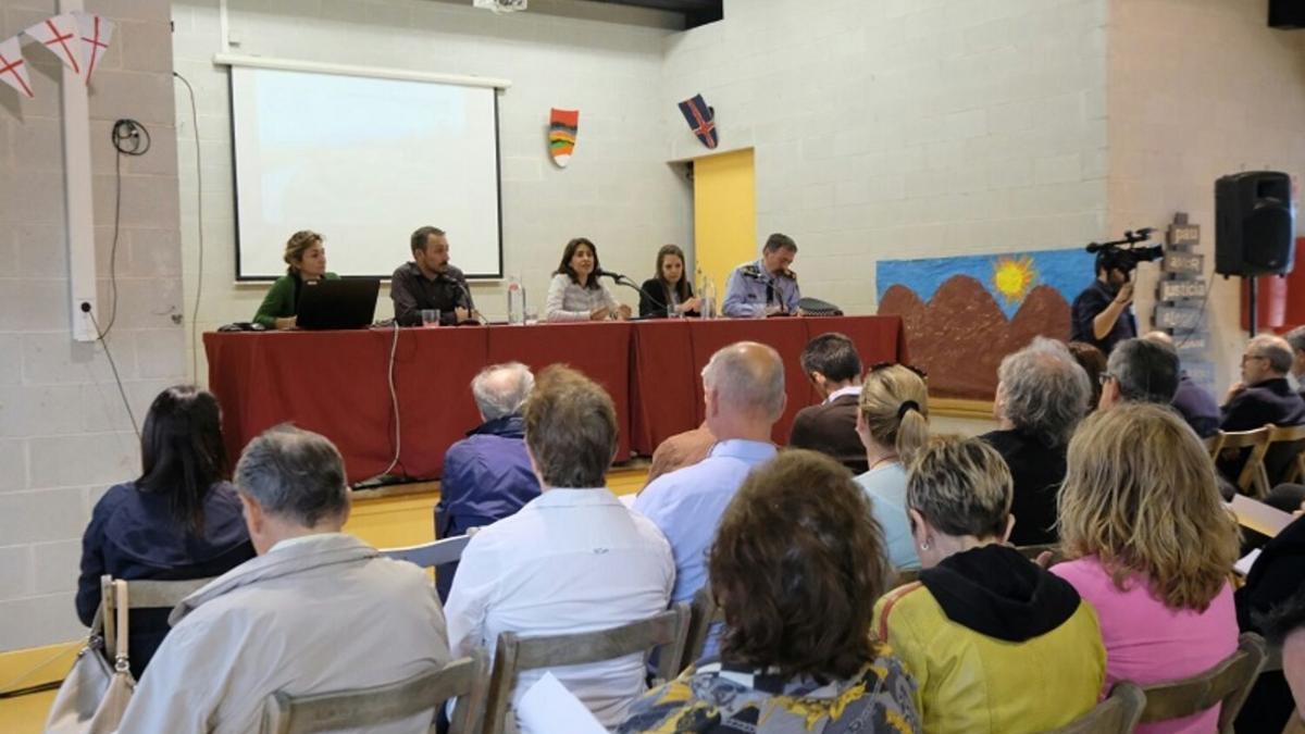 La alcaldesa de Gavà, Raquel Sánchez, en la presentación del Plan de Movilidad Sostenible de Verano 2018