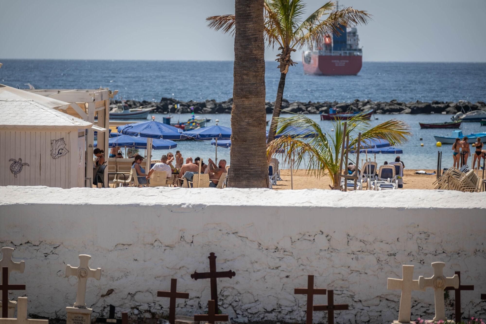 Obras en el cementerio de San Andrés, en Santa Cruz de Tenerife
