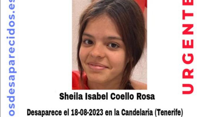 Buscan a Sheila, menor desaparecida en Candelaria