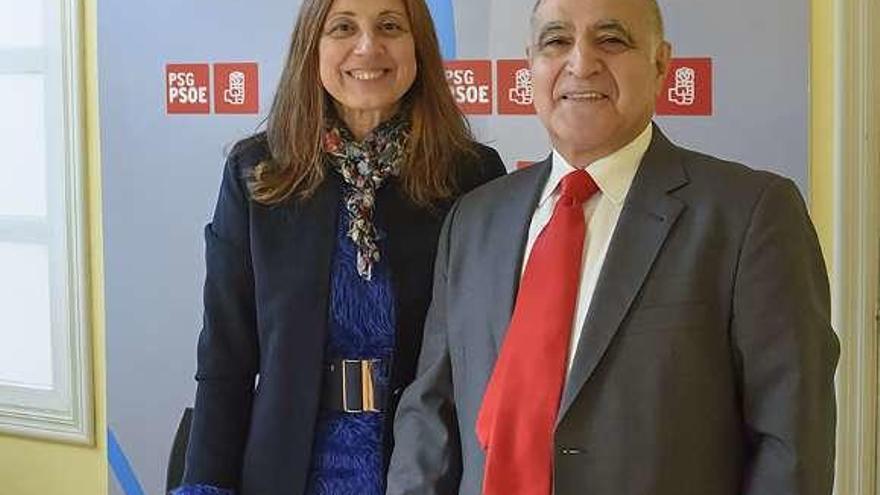 Elena de Prada con Antón Alonso Suárez. // FdV