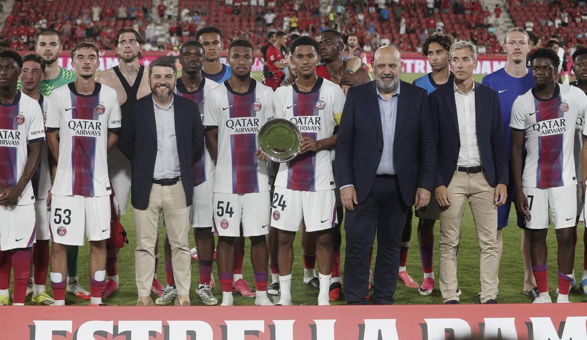 El Trofeo Ciutat de Palma Mallorca-PSG, en imágenes