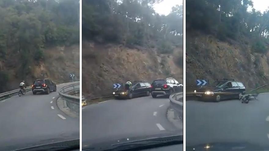 Secuencia de imágenes del vídeo del accidente