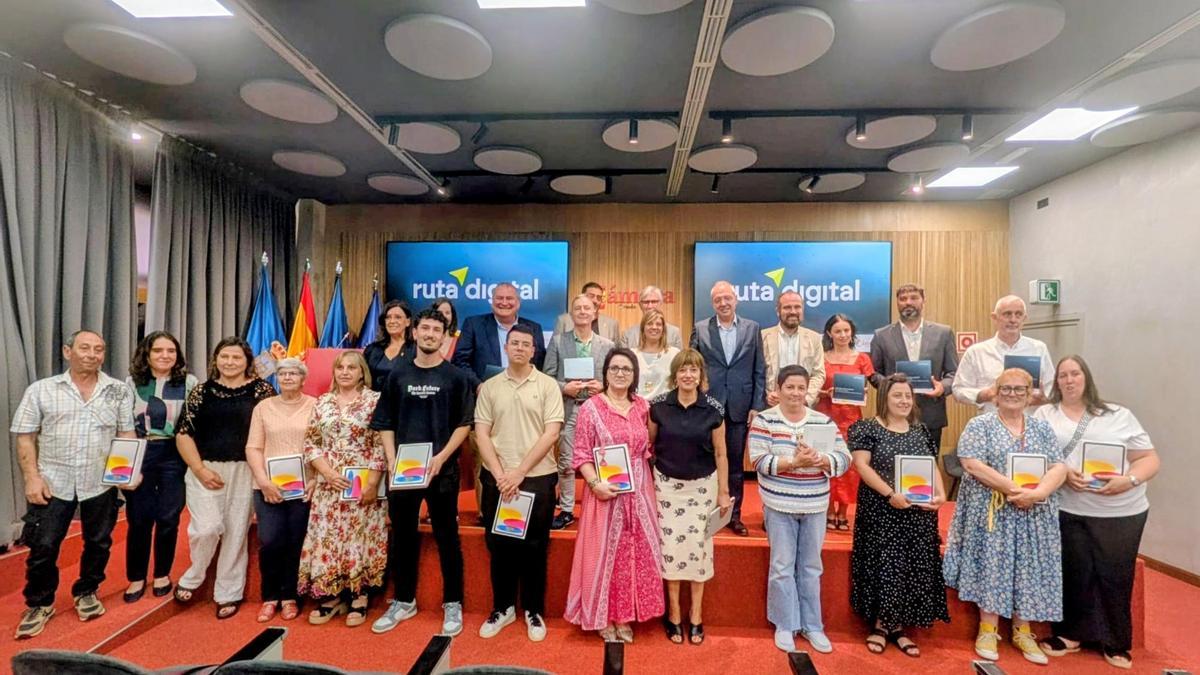 Clausura del programa Ruta Digital, con la presencia de Gimena Llamedo.