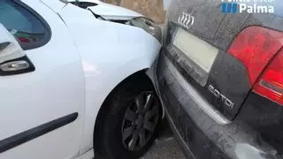 Una conductora  ebria agrede a cuatro policías en Palma tras causar daños en siete vehículos