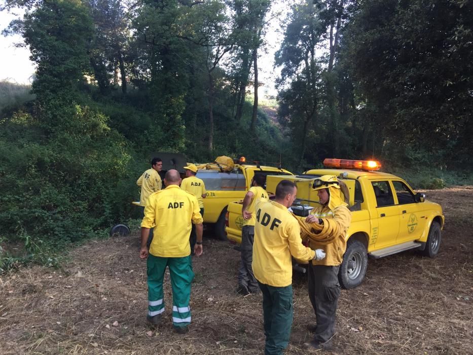 Incendi a Santa Coloma de Farners