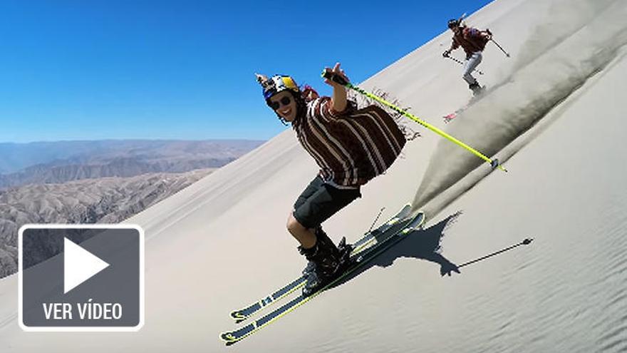 Esquiando en el desierto