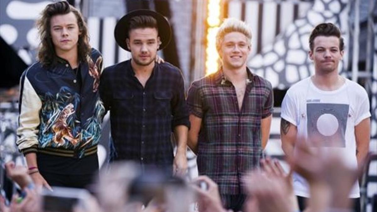 Harry Styles, Liam Payne, Niall Horan y Louis Tomlinson, miembros de la actual formación de One Direction, en mayo, en Las Vegas.