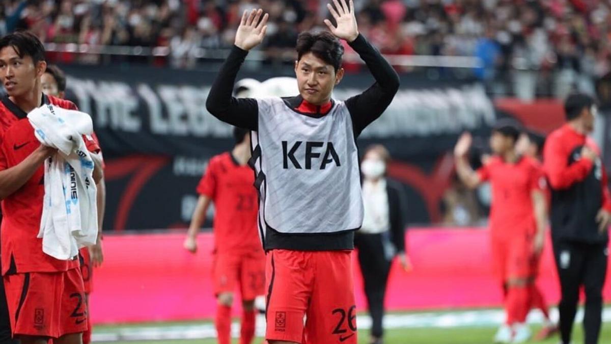 Kang In, durante el Mundial