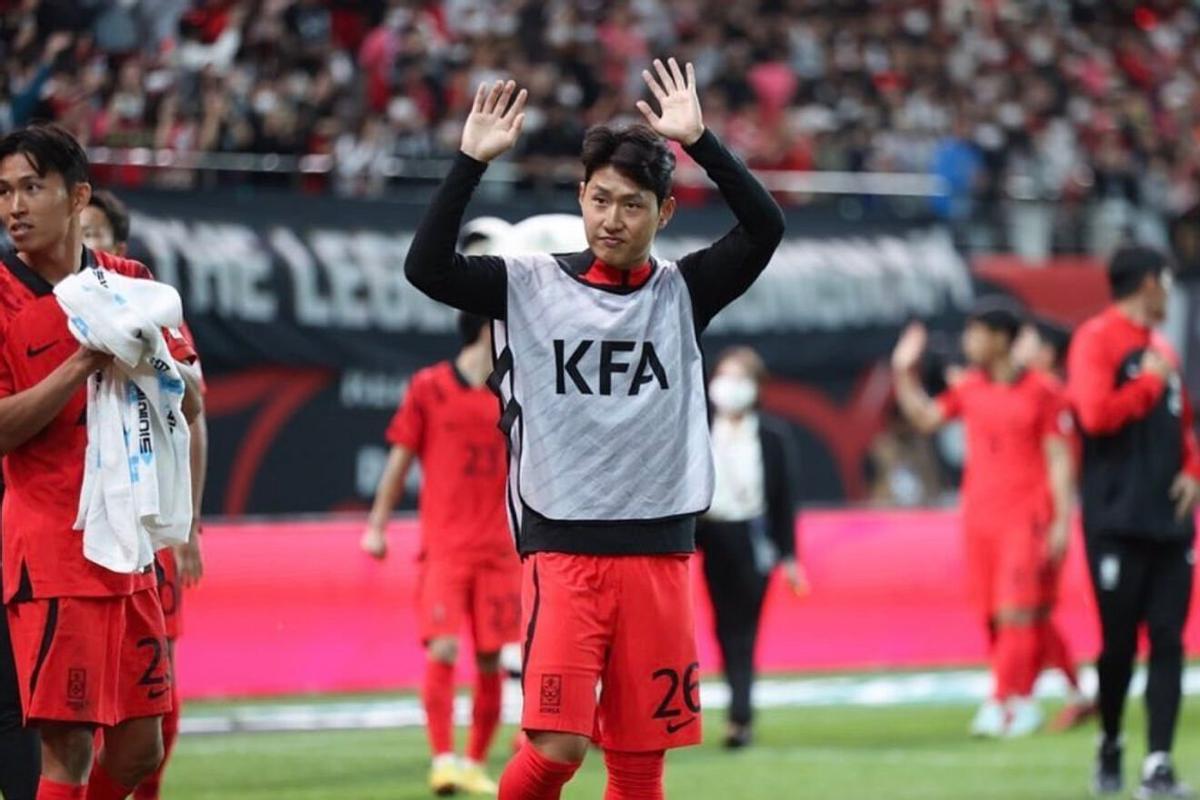 Kang In, durante el Mundial
