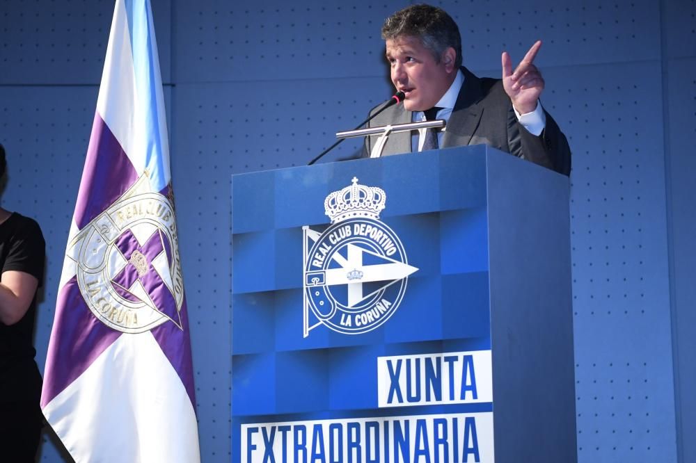 Tino Fernández, reelegido presidente del Deportivo