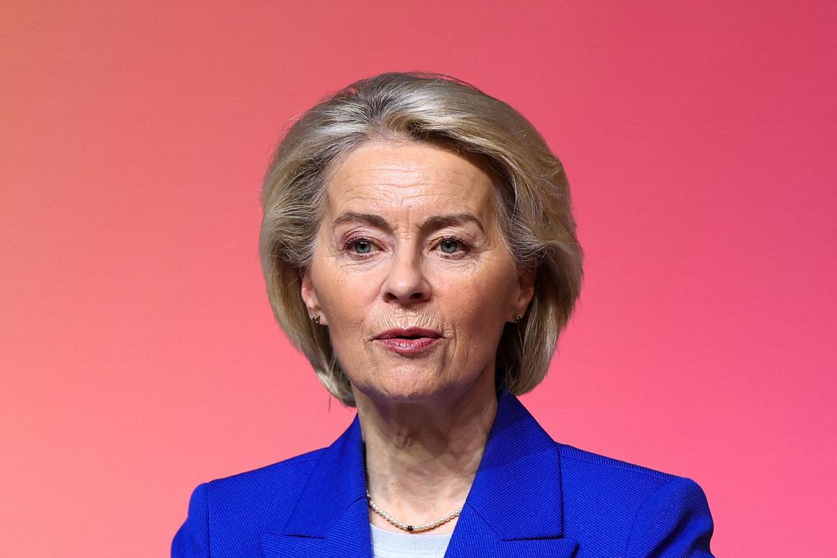 París, 10 de marzo de 2026La presidenta de la Comisión Europea, Ursula von der Leyen
