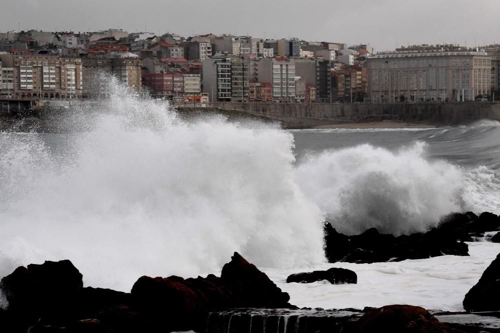 Temporal costero en A Coruña