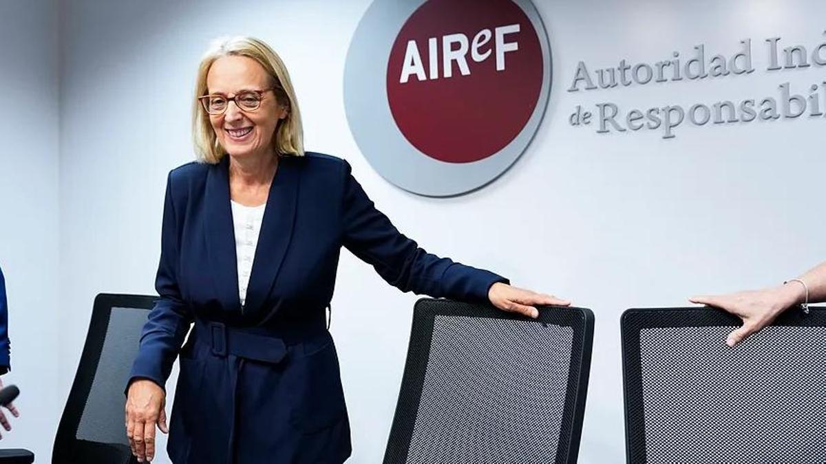 Inés Olóndriz, presidenta de la Autoridad Independiente de Responsabilidad Fiscal (AIReF).