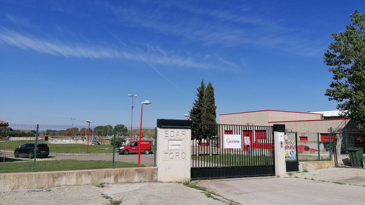 Instalaciones de la estación depuradora de Toro