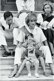 Lady Di, en Marivent, en el verano de 1987. 