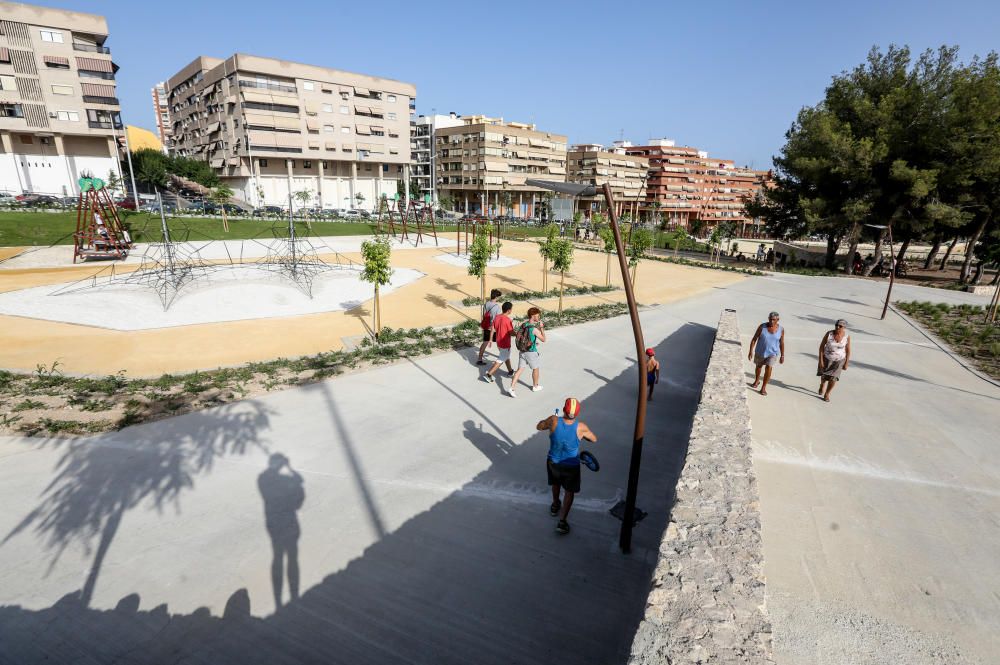 Así es el nuevo parque del barrio de Foietes en Benidorm