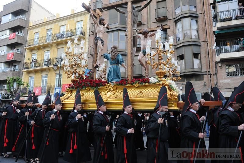 Procesión de la Soledad del Calvario en Murcia