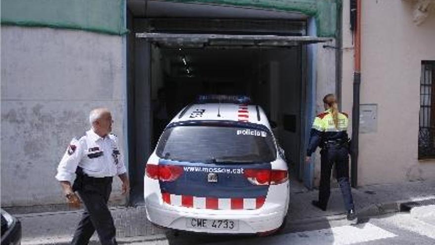 El detingut, quan va arribar al Jutjat d&#039;Instrucció número 2 de Sant Feliu de Guíxols per declarar.