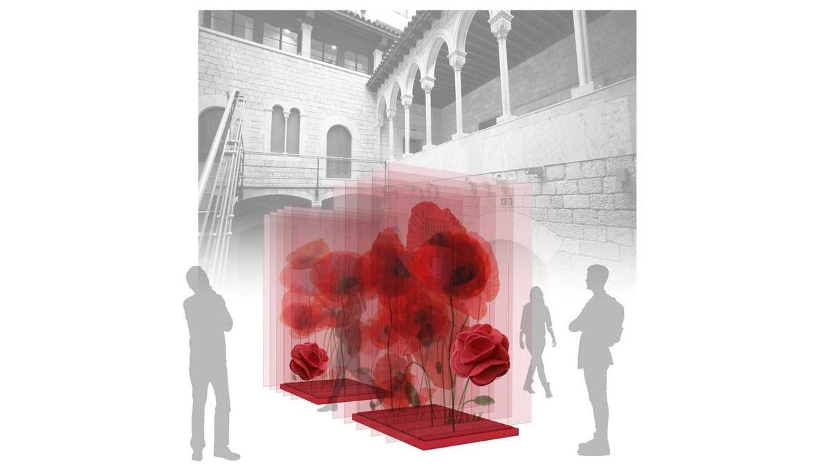 Una imatge virtual de l'exposició.