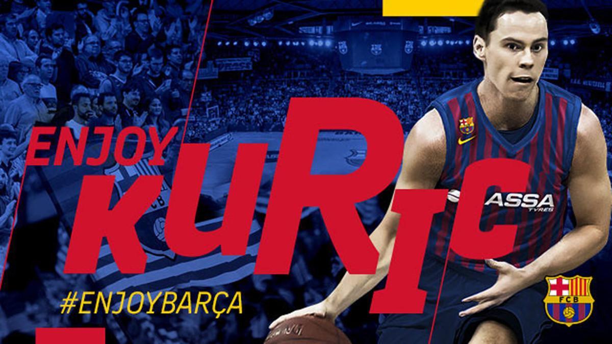 Kyle Kuric es nuevo jugador del Barça Lassa de baloncesto