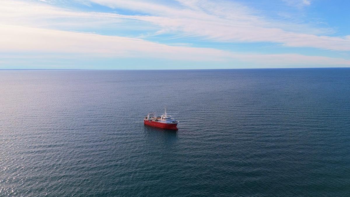 El buque tangoner «Atlático 1» construido por Grupo Armón para la pesca de langostino en Argentina