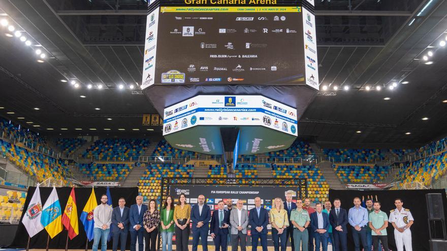 La edición 48 del Rally Islas Canarias se presenta por todo lo alto en la pista central del Gran Canaria Arena