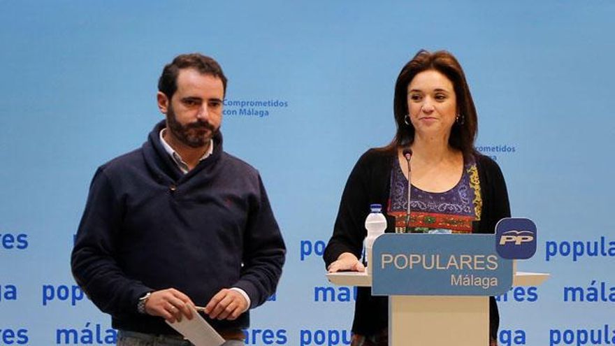 José Ramón Carmona y Margarita del Cid, ayer.