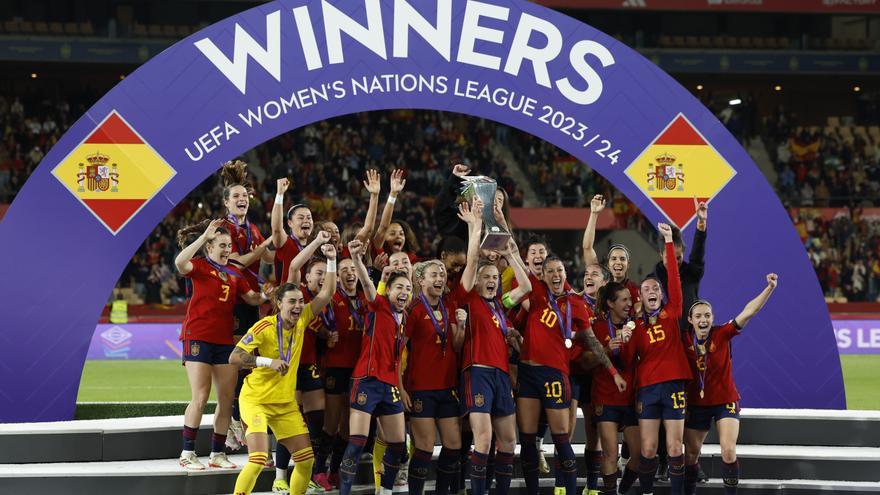 España, con las mallorquinas Cata Coll y Mariona Caldentey, conquista la Nations League