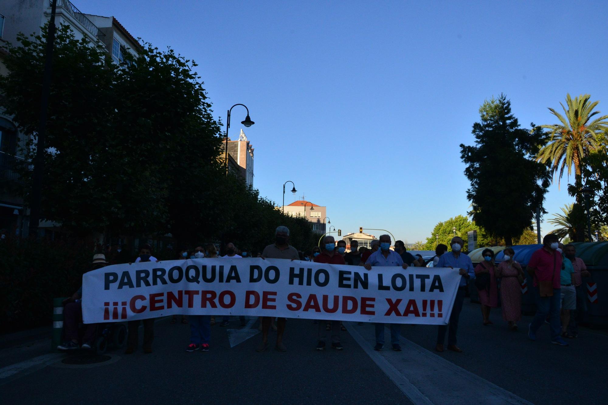 Marcha por la sanidad pública en Cangas