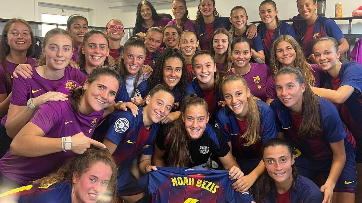 El Barça B dedicó la 'manita' al AEM a Noah Bezis