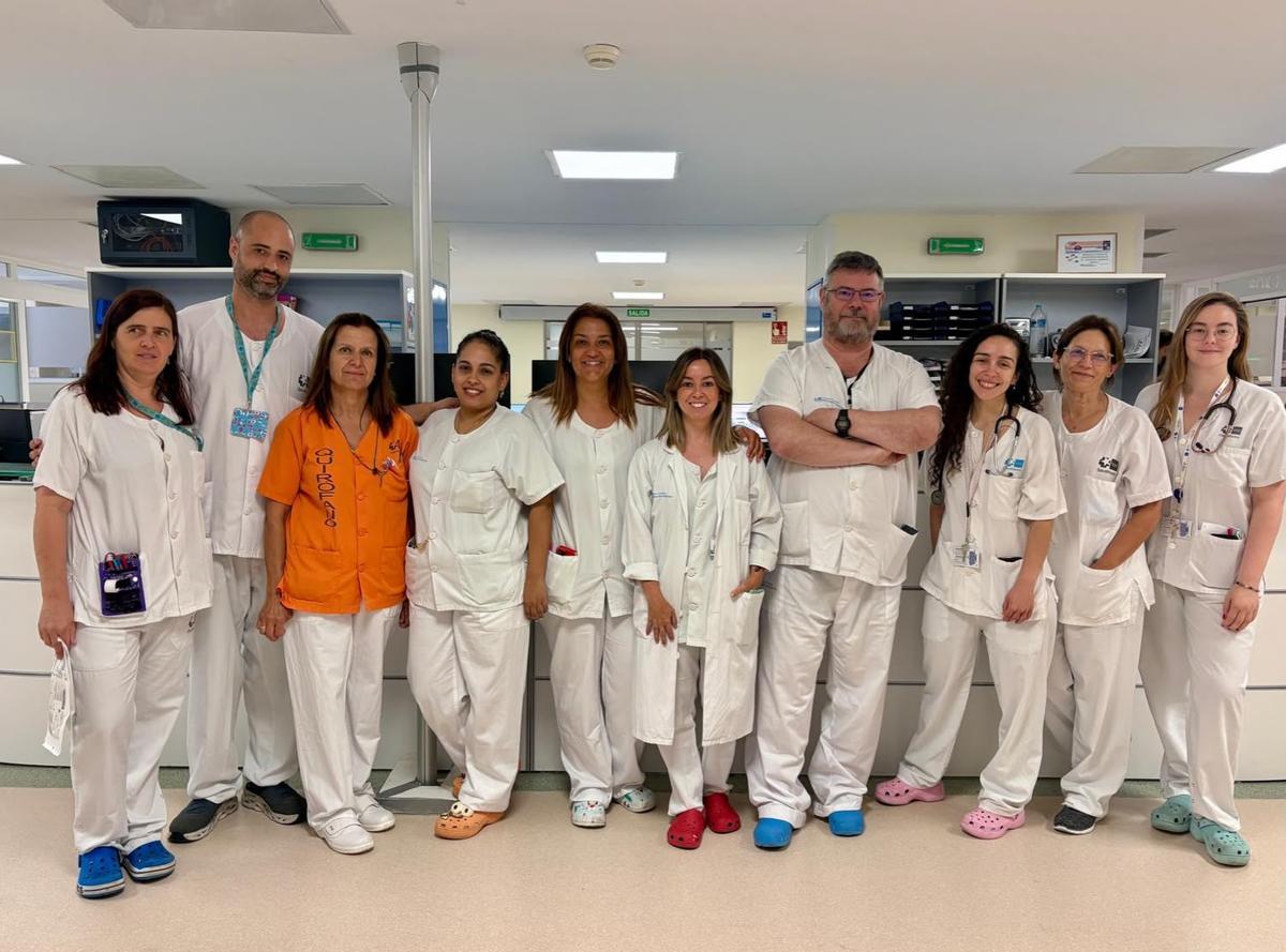 Equipo del Servicio UCI del Hospital Universitario Príncipe de Asturias