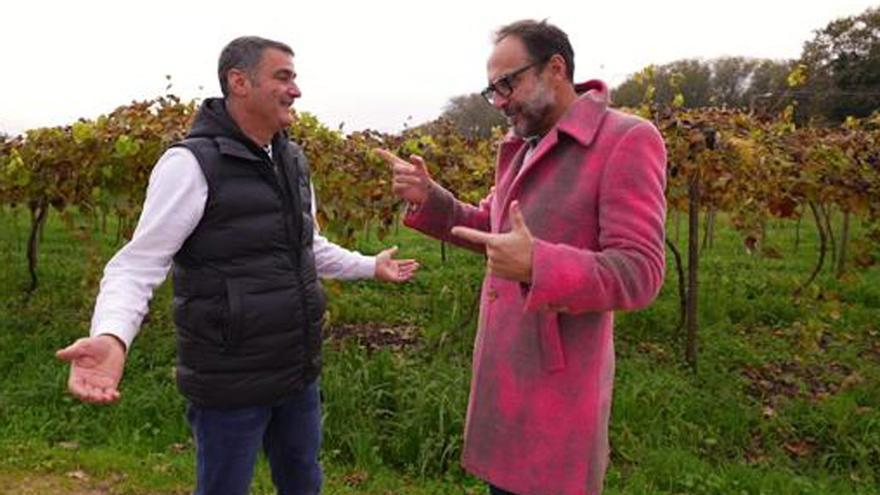 Jesulín e Roberto Vilar, nun intre do programa ‘A miña gran cidade. Corazón galego’.