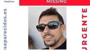 El aviso sobre la desaparición de Vicente L. G. de la Asociación SosDesparecidos.