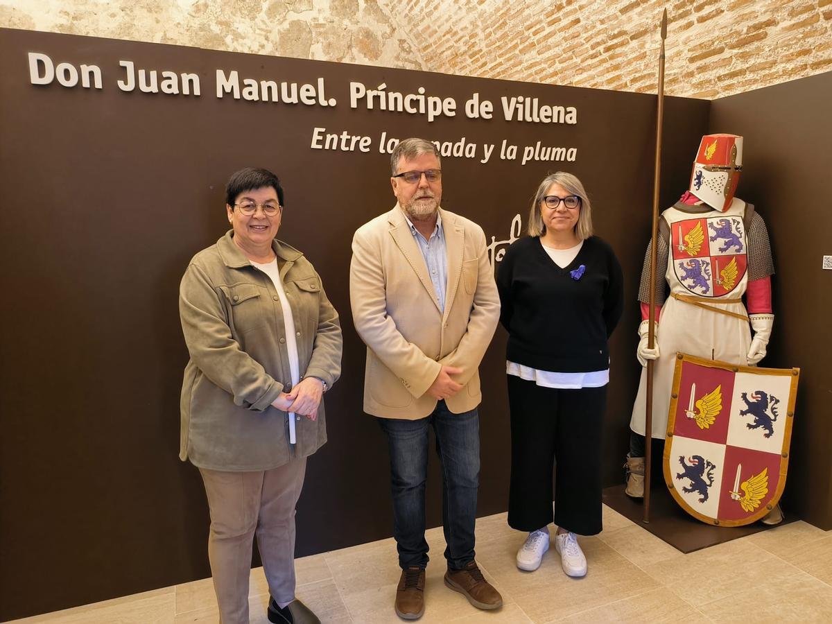 La sala del castillo de la Atalaya de Villena dedicada al príncipe Don Juan Manuel.