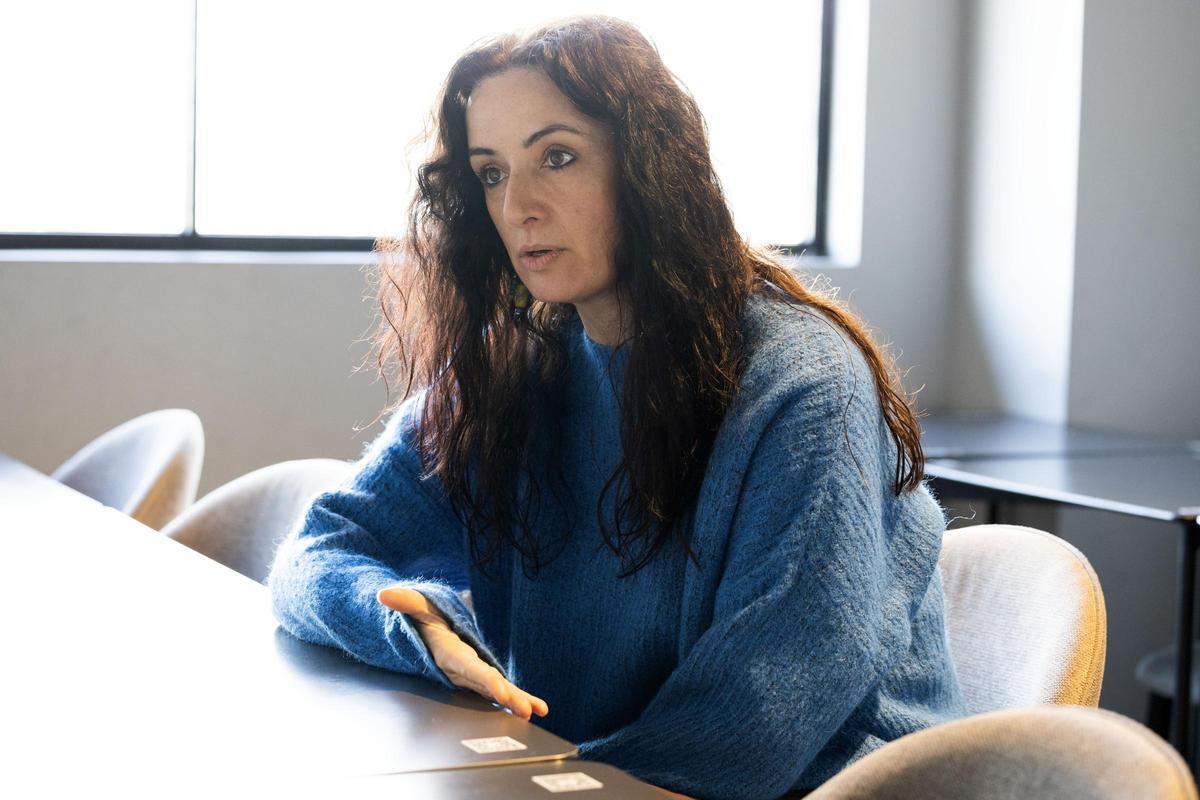 La candidata Abengochea, en una reciente entrevista.