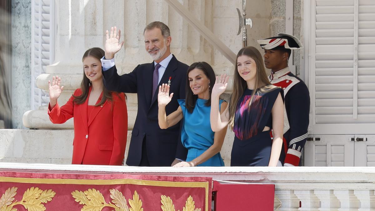 Así ha sido la llegada de los Reyes al Palacio Real