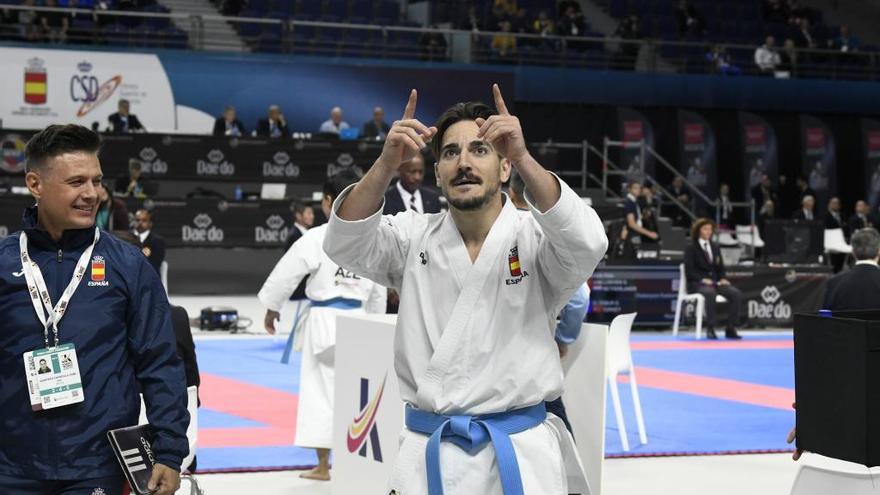 El karateca japonés Rio Kiyuna, número uno del mundo, es el rival del malagueño Damián Quintero en la lucha por el oro mundialista.