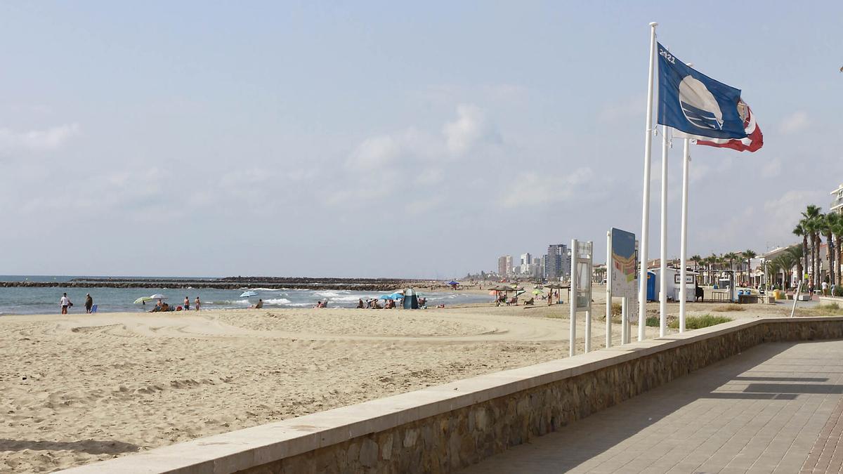 Puçol, otra de las playas que ha mantenido la bandera azul.