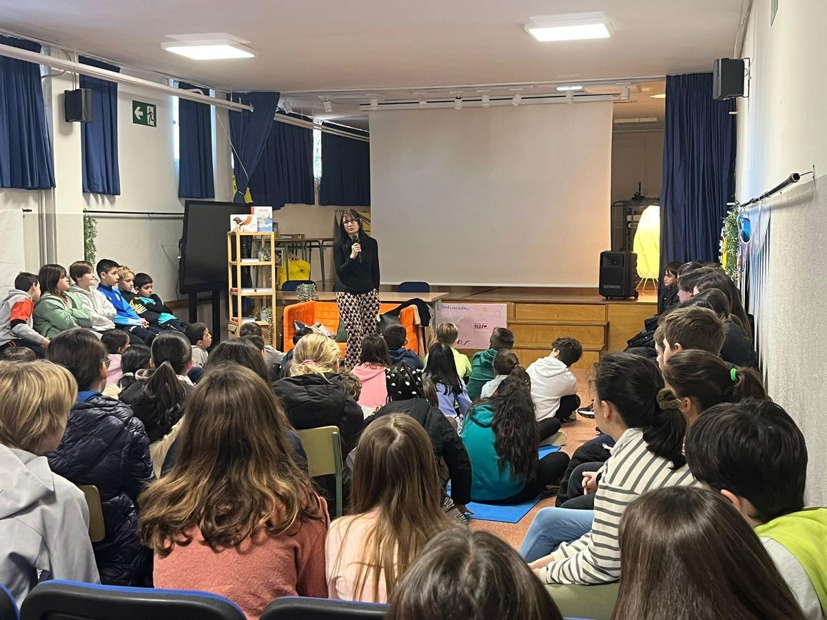 Mónica Rodríguez, en la presentación de su libro en el Arregui